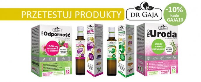 Konkurs "Wiosenne oczyszczanie! WIELKIE TESTOWANIE zdrowych suplementów Dr Gaja"