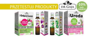 Konkurs "Wiosenne oczyszczanie! WIELKIE TESTOWANIE zdrowych suplementów Dr Gaja"