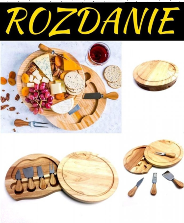 Wygraj deskę do krojenia i serwowania serów i wędlin