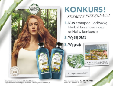 Konkurs "Herbal Essences - Sekrety pielęgnacji" Carrefour