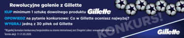 Konkurs "Rewolucyjne golenie z Gillette" Drogerie Laboo