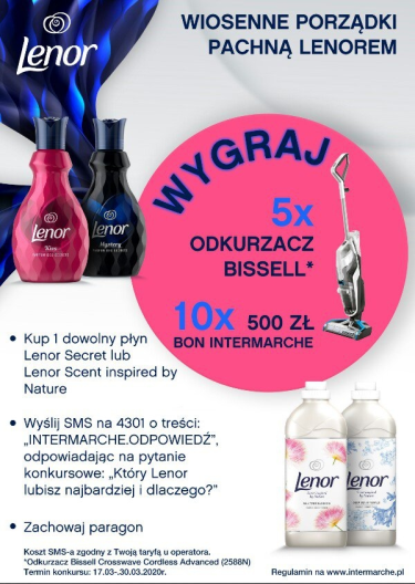 Konkurs "Lenor" Intermarche