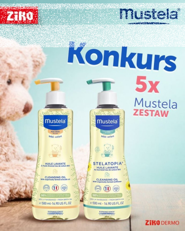 Wygraj 1 z 5 zestawów Mustela