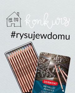 Konkurs plastyczny: Wygraj zestaw kredek Derwent Metallic 12 kolorów