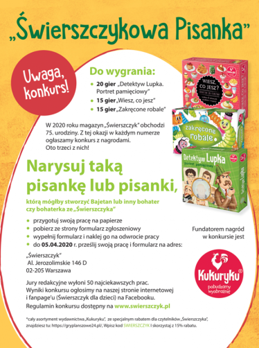 Konkurs "Świerszczykowa piosenka"