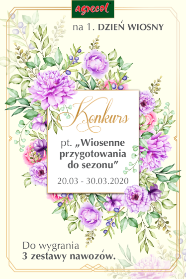 Konkurs "Wiosenne przygotowania do sezonu"