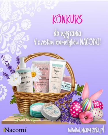 Wygraj 1 z 4 zestawów naturalnych kosmetyków NACOMI