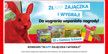 Konkurs "Złap czerwonego zajączka" Schleich