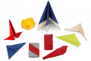 Konkurs "Składanie serwetek bankietowych w finezyjne figury"