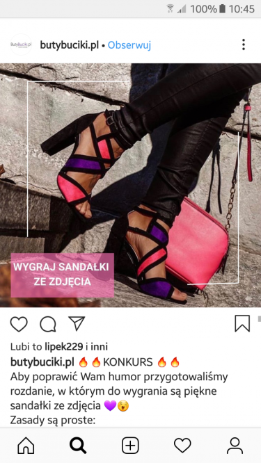 Konkurs "Wygraj sandałki ze zdjęcia"