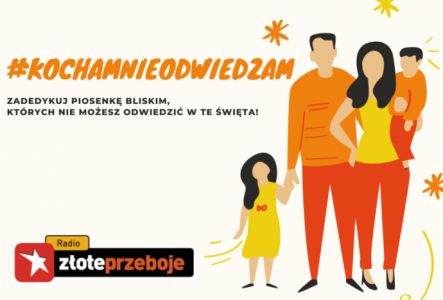 Konkurs "#KochamNieOdwiedzam - spotkaj się z bliskimi na antenie Radia Złote Przeboje"