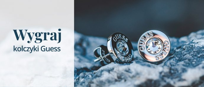 Wygraj srebrne kolczyki Guess