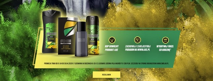 Loteria "Axe: Męskie kosmetyki i styl"