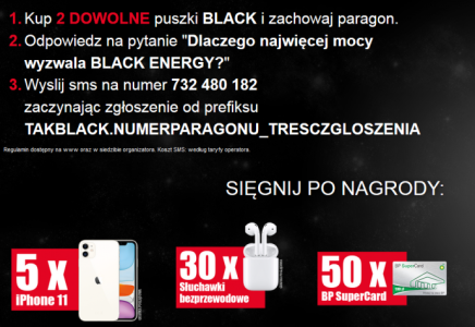 Konkurs "Black Energy Drink - MORE THAN POWER" BP