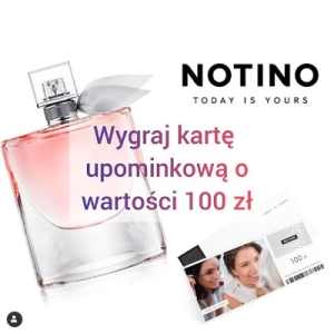 Wgraj kartę podarunkową do Notino