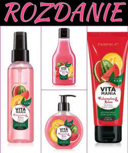 Wygraj zestaw kosmetyków VITAMANIA Arbuz i Melon