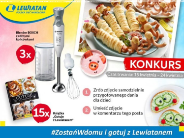 Konkurs "Zostań w domu i gotuj z Lewiatanem"