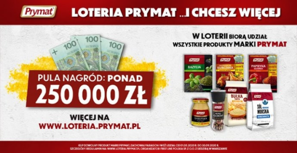 Loteria "Prymat ... I chcesz więcej!"