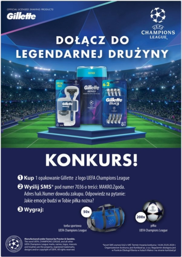 Konkurs "Dołącz do legendarnej drużyny w halach Makro"