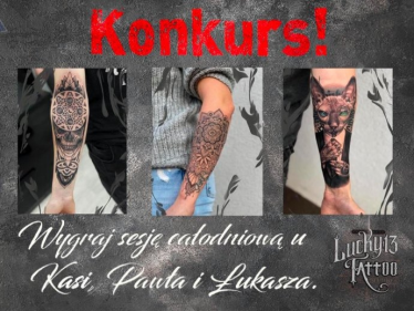 Szczecinek: Wygraj sesję całodniową tatuażu! do godz. 14:00