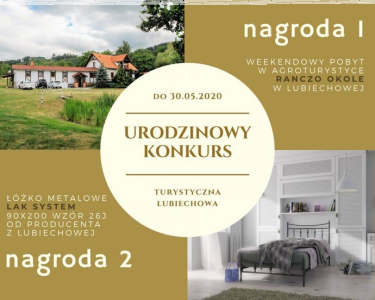 Wygraj weekendowy pobyt lub łóżko metalowe