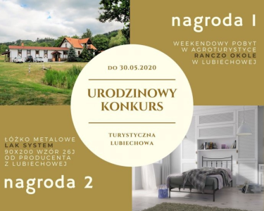 Wygraj weekendowy pobyt lub łóżko metalowe