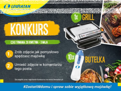 Konkurs "Zostań w domu i spraw sobie wyjątkową majówkę"