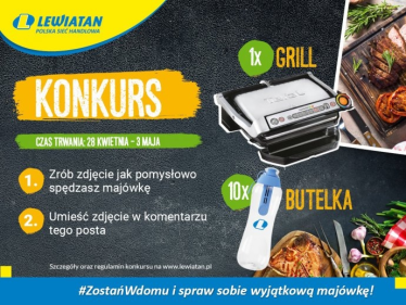 Konkurs "Zostań w domu i spraw sobie wyjątkową majówkę"