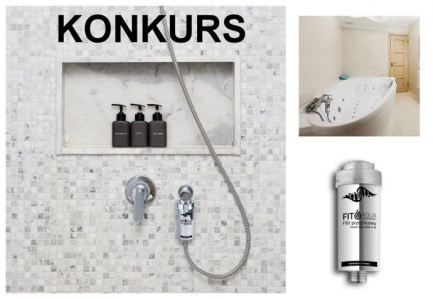 Wygraj filtr prysznicowy srebrny