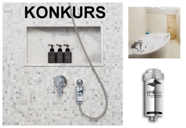 Wygraj filtr prysznicowy srebrny
