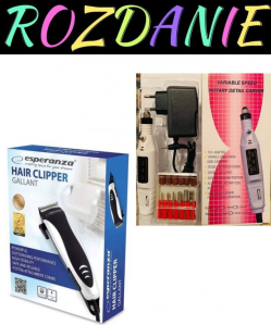 Wygraj maszynkę do strzyżenia Lub frezarkę do manicure i pedicure