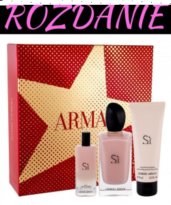 WYgraj oryginalny zestaw Armani Si Fiori