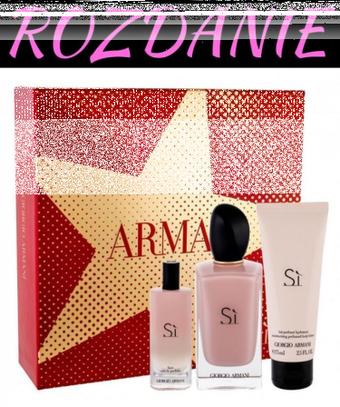 WYgraj oryginalny zestaw Armani Si Fiori