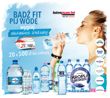 Konkurs "Bądź fit pij wodę" Intermarche