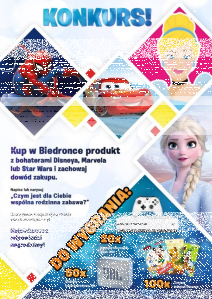 Konkurs "Rodzinna zabawa" Biedronka