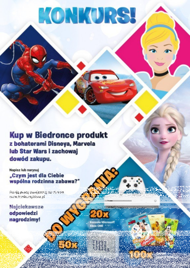 Konkurs "Rodzinna zabawa" Biedronka