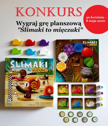 Wygraj grę planszową "Ślimaki to mięczaki"