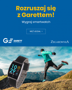 Wygraj zegarek sportowy Garett!
