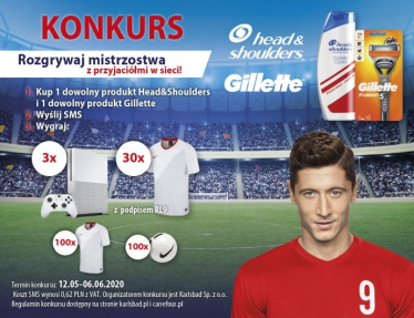 Konkurs "Rozgrywaj mistrzostwa z przyjaciółmi w sieci" Carrefour