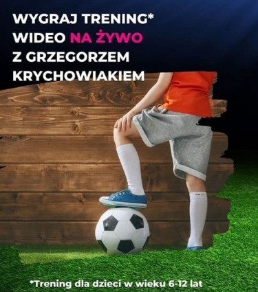 Wygraj indywidualny trening wideo na żywo dla swojego dziecka przeprowadzony przez Grzegorza Krychowiaka!