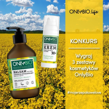 Konkurs "#mojerzepakowelove OnlyBio"