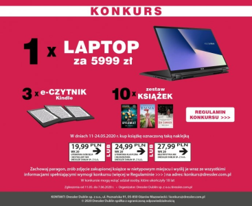 Wygraj laptopa za 5999,00 zł! Biedronka