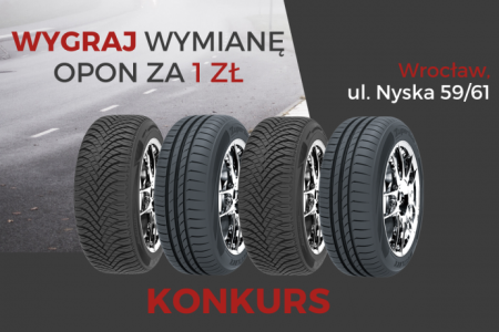 Wrocław: Wygraj wymianę opon