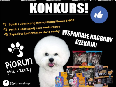 Konkurs na Facebooku Piorun SHOP