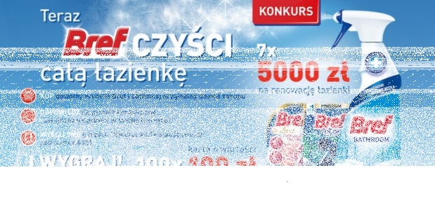 Konkurs "Teraz Bref czyści całą łazienkę" w sieci Biedronka