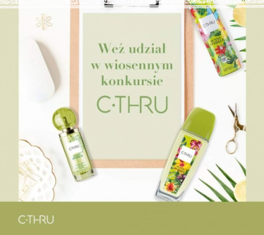 Konkurs fotograficzny "Wiosna z C-Thru"