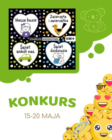 Wygraj box 4 kontrastowych książeczek