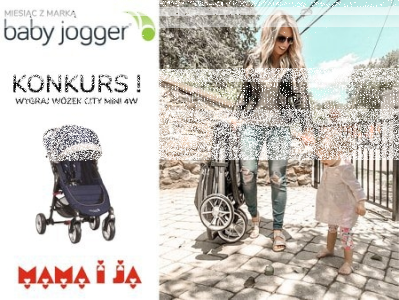Wygraj wózek marki Baby Jogger - City mini 4W w kolorze cobalt grey
