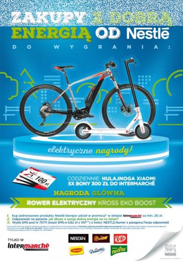 Konkurs "Zakupy z dobrą energią od Nestlé" Intermarche
