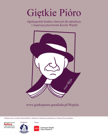 Ogólnopolski konkurs literacki dla młodzieży w 100. rocznicę urodzin Karola Wojtyły